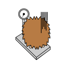 Expressionless Hedgehog sticker #3991309