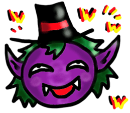 Cute ghosts. sticker #3991400