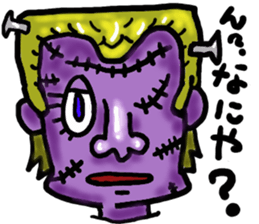 Cute ghosts. sticker #3991408