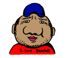 I can't live without baseball. sticker #3991878