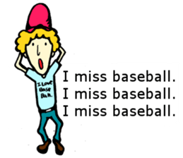 I can't live without baseball. sticker #3991881