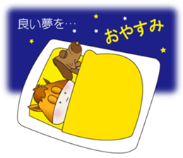 Partner A horse and dog sticker #3992429