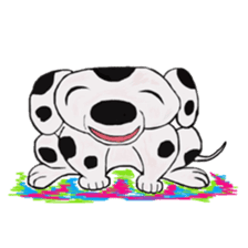 humorous dalmatian sticker #3992513