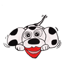humorous dalmatian sticker #3992519