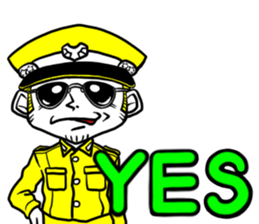 Sir,yes,sir(English) sticker #3992711