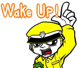 Sir,yes,sir(English) sticker #3992733