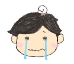 Border MATCHII with a Java sparrow. sticker #3994033