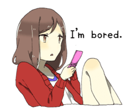 Temptation of girlfriend EN sticker #3994153