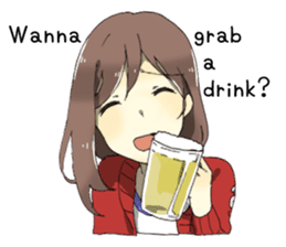 Temptation of girlfriend EN sticker #3994155