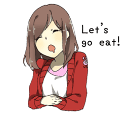 Temptation of girlfriend EN sticker #3994157