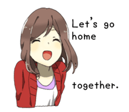 Temptation of girlfriend EN sticker #3994158