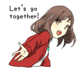 Temptation of girlfriend EN sticker #3994162