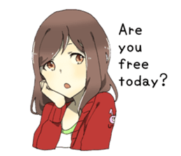 Temptation of girlfriend EN sticker #3994163