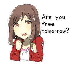 Temptation of girlfriend EN sticker #3994164