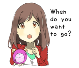 Temptation of girlfriend EN sticker #3994166