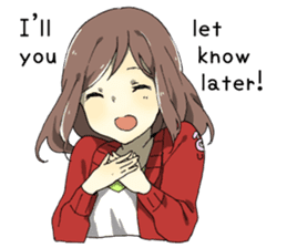 Temptation of girlfriend EN sticker #3994171