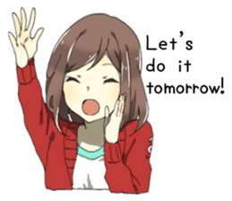 Temptation of girlfriend EN sticker #3994172