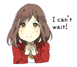 Temptation of girlfriend EN sticker #3994174