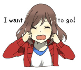 Temptation of girlfriend EN sticker #3994176