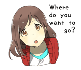 Temptation of girlfriend EN sticker #3994177