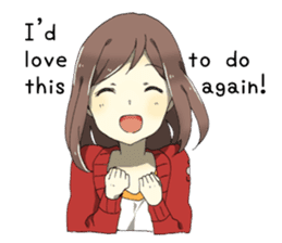 Temptation of girlfriend EN sticker #3994181