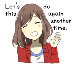 Temptation of girlfriend EN sticker #3994182