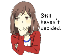 Temptation of girlfriend EN sticker #3994184