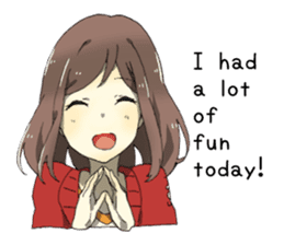 Temptation of girlfriend EN sticker #3994185