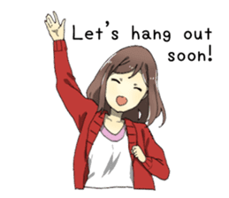 Temptation of girlfriend EN sticker #3994186