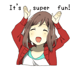 Temptation of girlfriend EN sticker #3994187