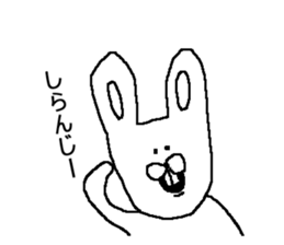 Overbite Rabbit and Friends sticker #3994393