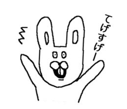 Overbite Rabbit and Friends sticker #3994413