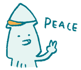 Traveler's octopus and squid sticker #3994451