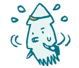 Traveler's octopus and squid sticker #3994457