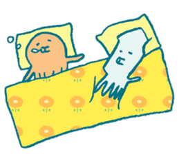 Traveler's octopus and squid sticker #3994465