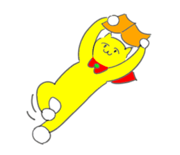The Yellow Cat Man (Neko-o Yellow) sticker #3994780