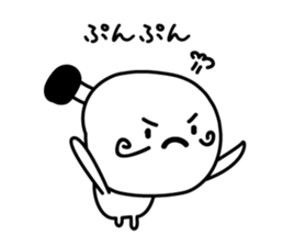 Character of the simple samurai sticker #3995609