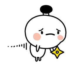 Character of the simple samurai sticker #3995618