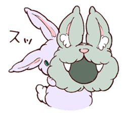 Kawaii MOFUMOFU Sticker 2 by ARINKO sticker #3995632