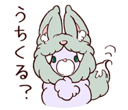 Kawaii MOFUMOFU Sticker 2 by ARINKO sticker #3995633