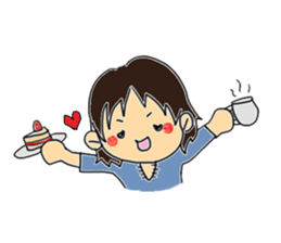 Girls are busy! sticker #3995782