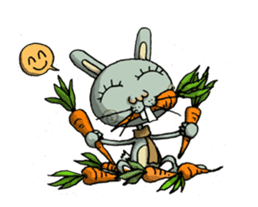 ELEGANT KIIMO Rabbit 3 sticker #3996035