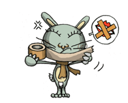 ELEGANT KIIMO Rabbit 3 sticker #3996036