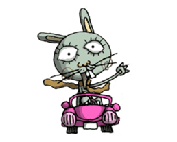 ELEGANT KIIMO Rabbit 3 sticker #3996037