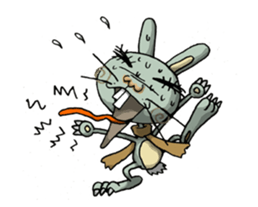 ELEGANT KIIMO Rabbit 3 sticker #3996043