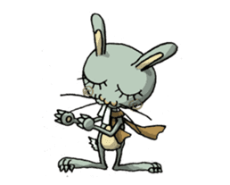 ELEGANT KIIMO Rabbit 3 sticker #3996047