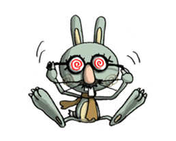 ELEGANT KIIMO Rabbit 3 sticker #3996050