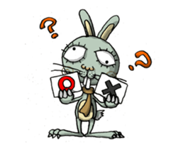 ELEGANT KIIMO Rabbit 3 sticker #3996051