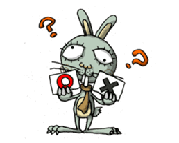 ELEGANT KIIMO Rabbit 3 sticker #3996051