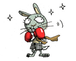 ELEGANT KIIMO Rabbit 3 sticker #3996056